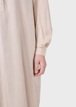 Klitmoller Collective Hemden-Gulla shirtdress - Rose Pastelgrey