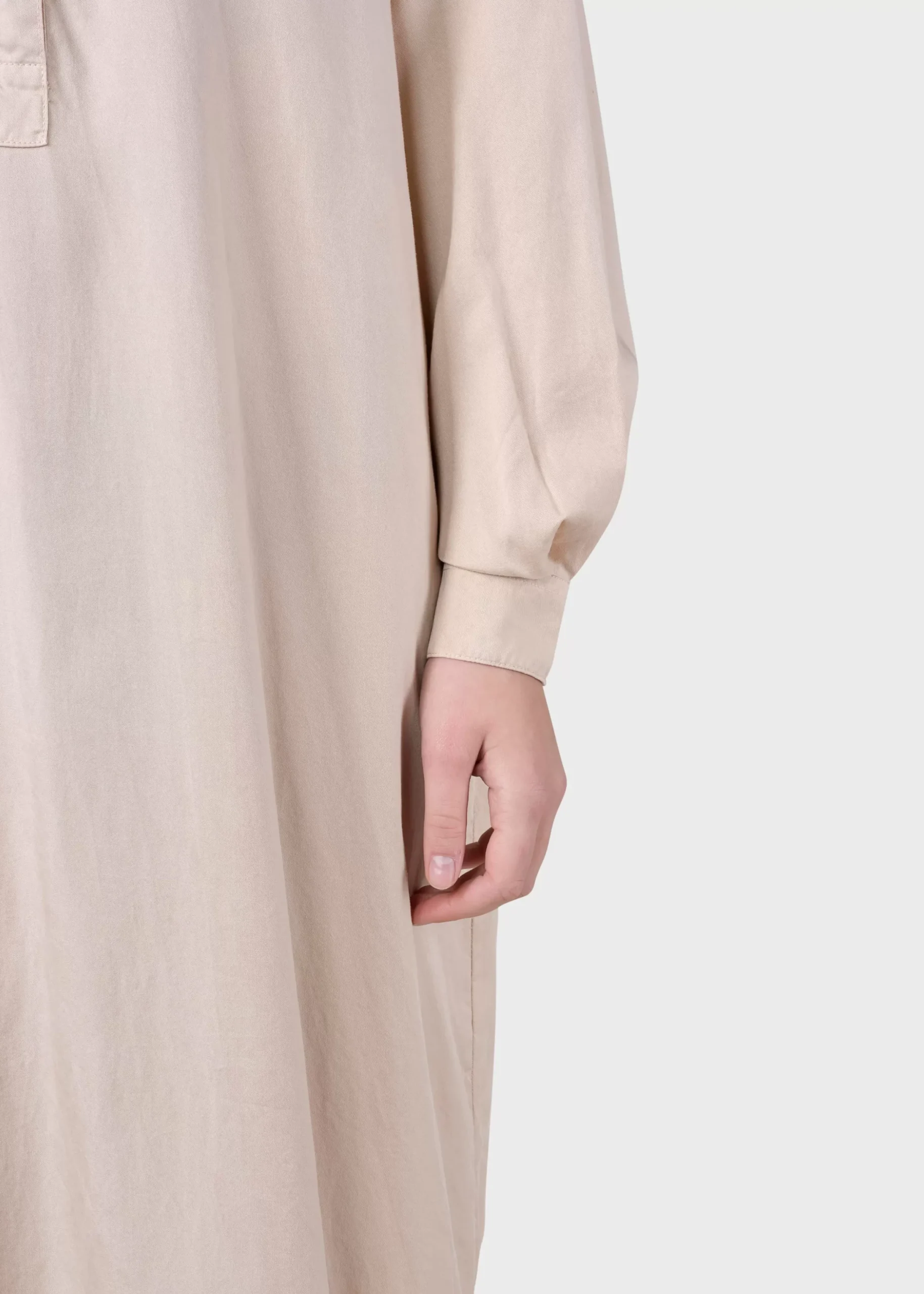 Klitmoller Collective Hemden-Gulla shirtdress - Rose Pastelgrey