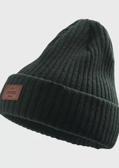 Klitmoller Collective Accessories-Heavy rib beanie - Olive Navy