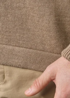 Klitmoller Collective Strick-Herbert knit - Sand Navy
