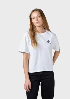 Klitmoller Collective T-shirts-Hope tee - White/blue