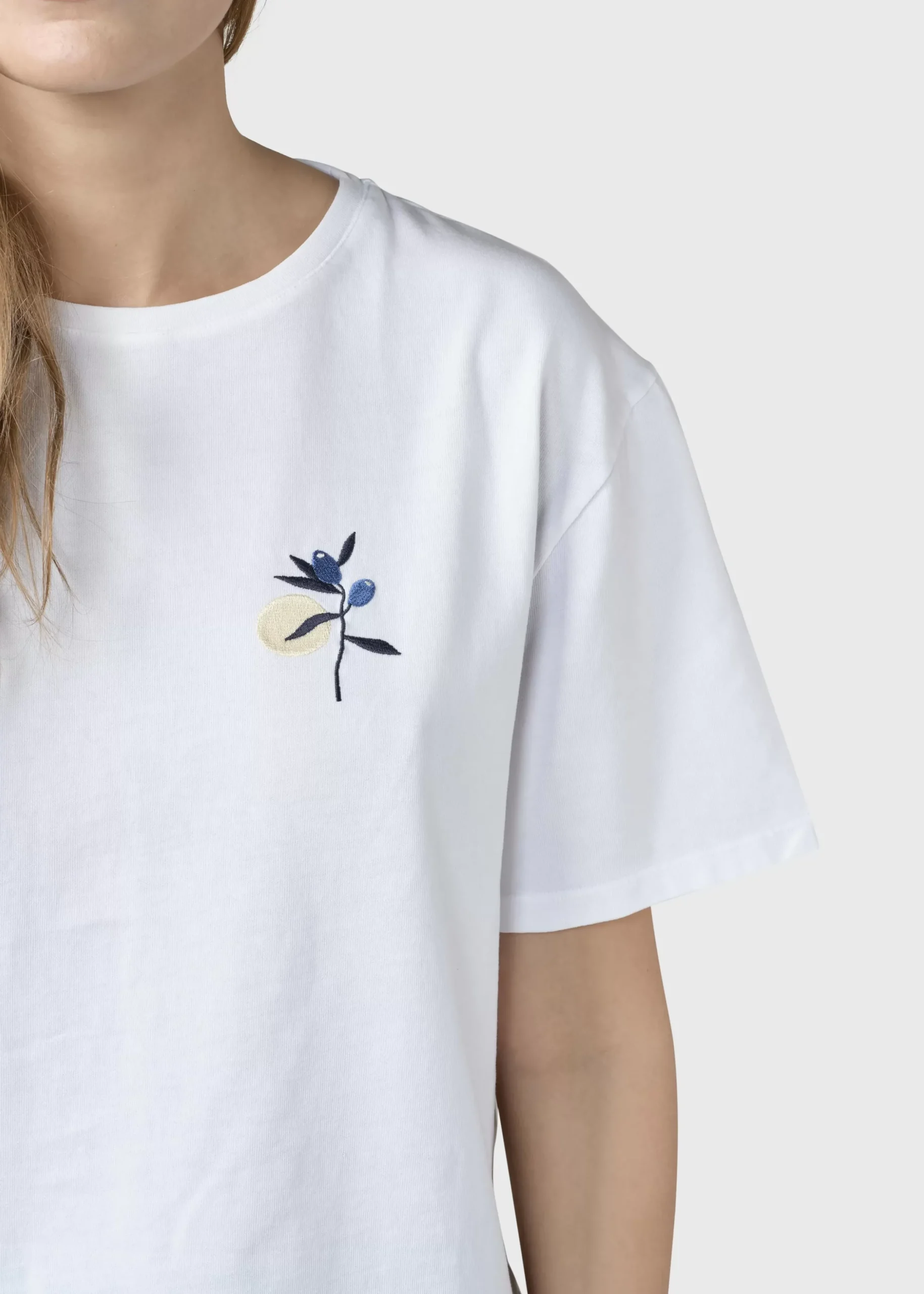 Klitmoller Collective T-shirts-Hope tee - White/blue