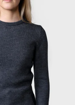 Klitmoller Collective Strick-Ingrid knit - Anthracite Sand
