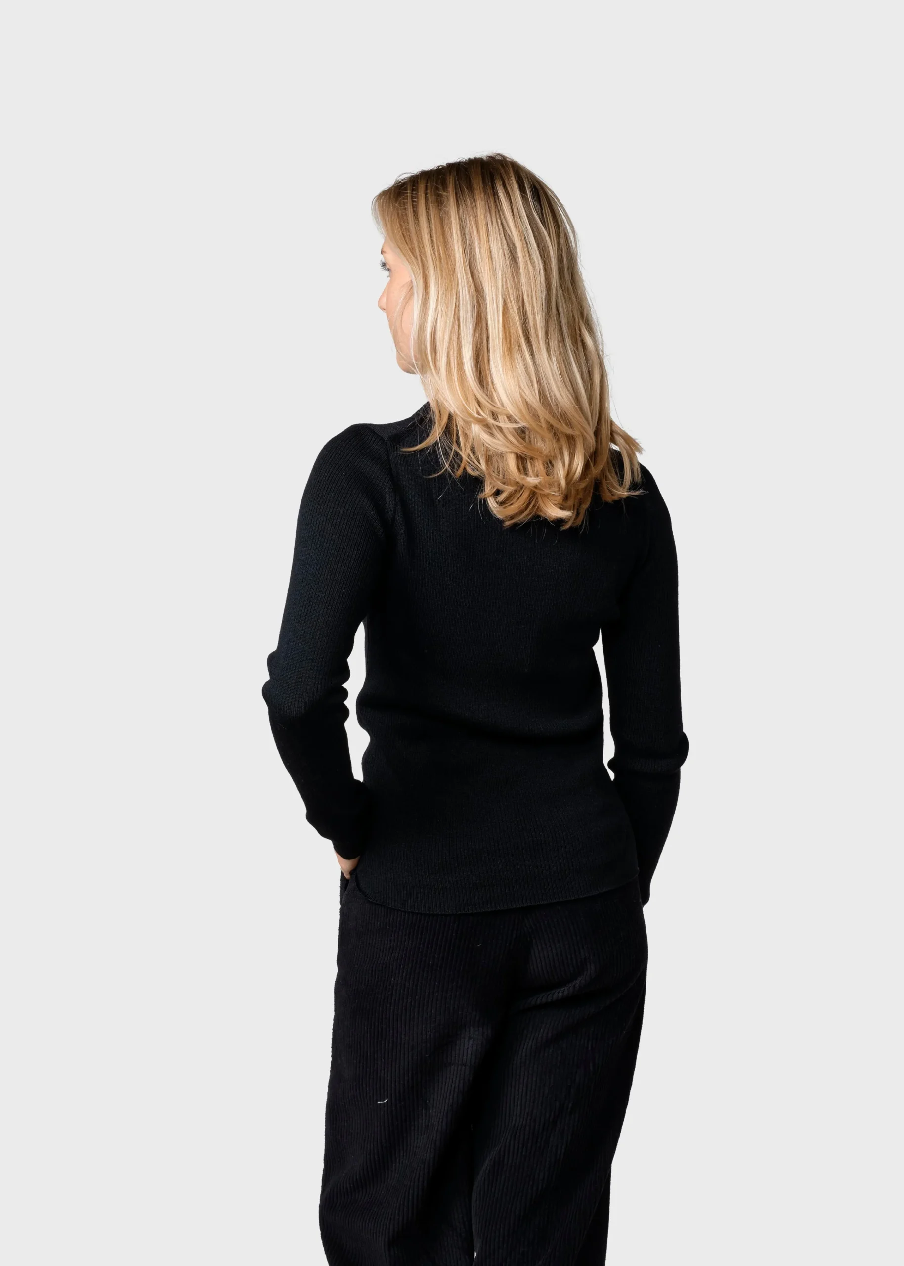 Klitmoller Collective Strick-Ingrid knit - Black Sand