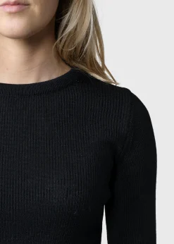 Klitmoller Collective Strick-Ingrid knit - Black Sand