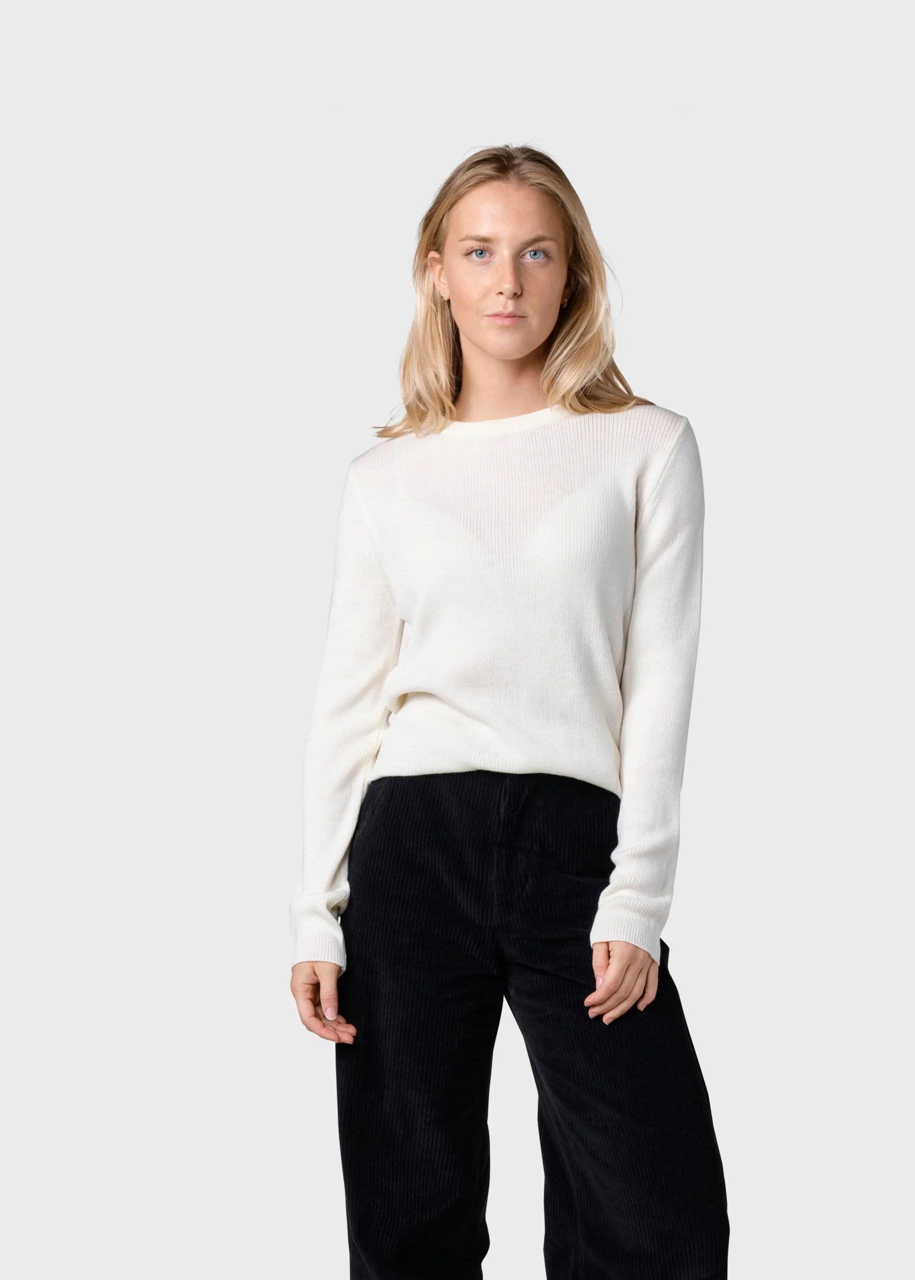 Klitmoller Collective Strick-Ingrid knit - Cream Sand
