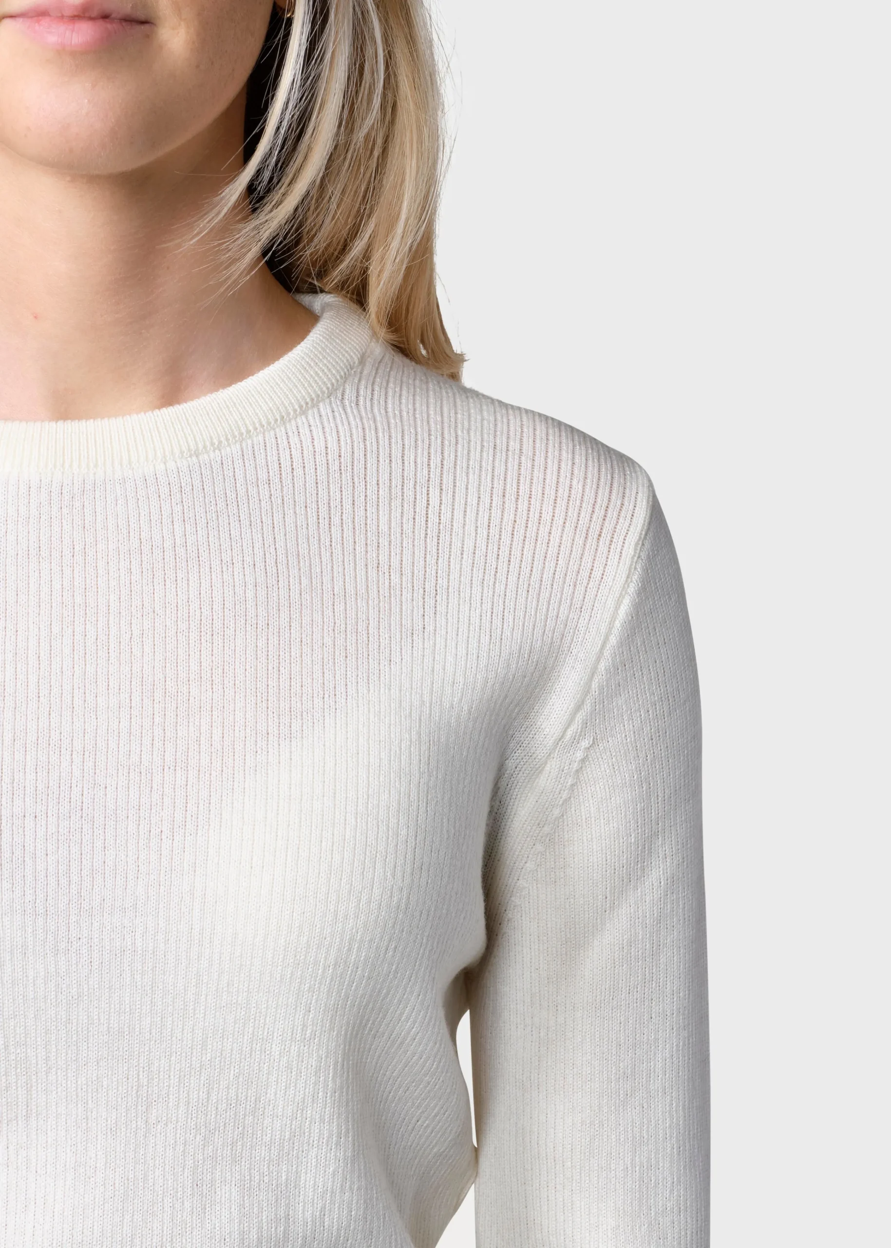 Klitmoller Collective Strick-Ingrid knit - Cream Sand