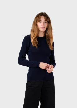 Klitmoller Collective Strick-Ingrid knit - Navy Sand