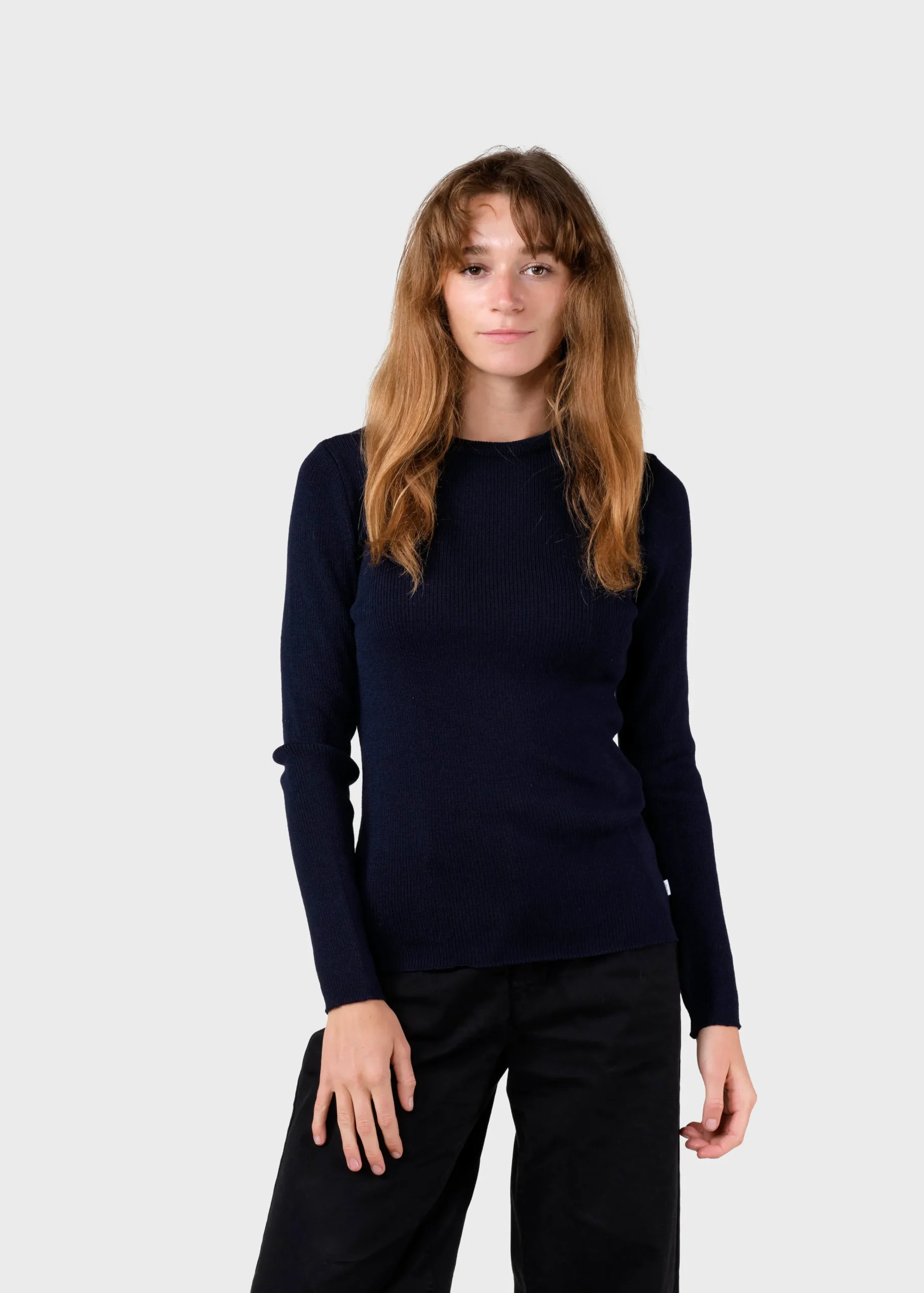 Klitmoller Collective Strick-Ingrid knit - Navy Sand