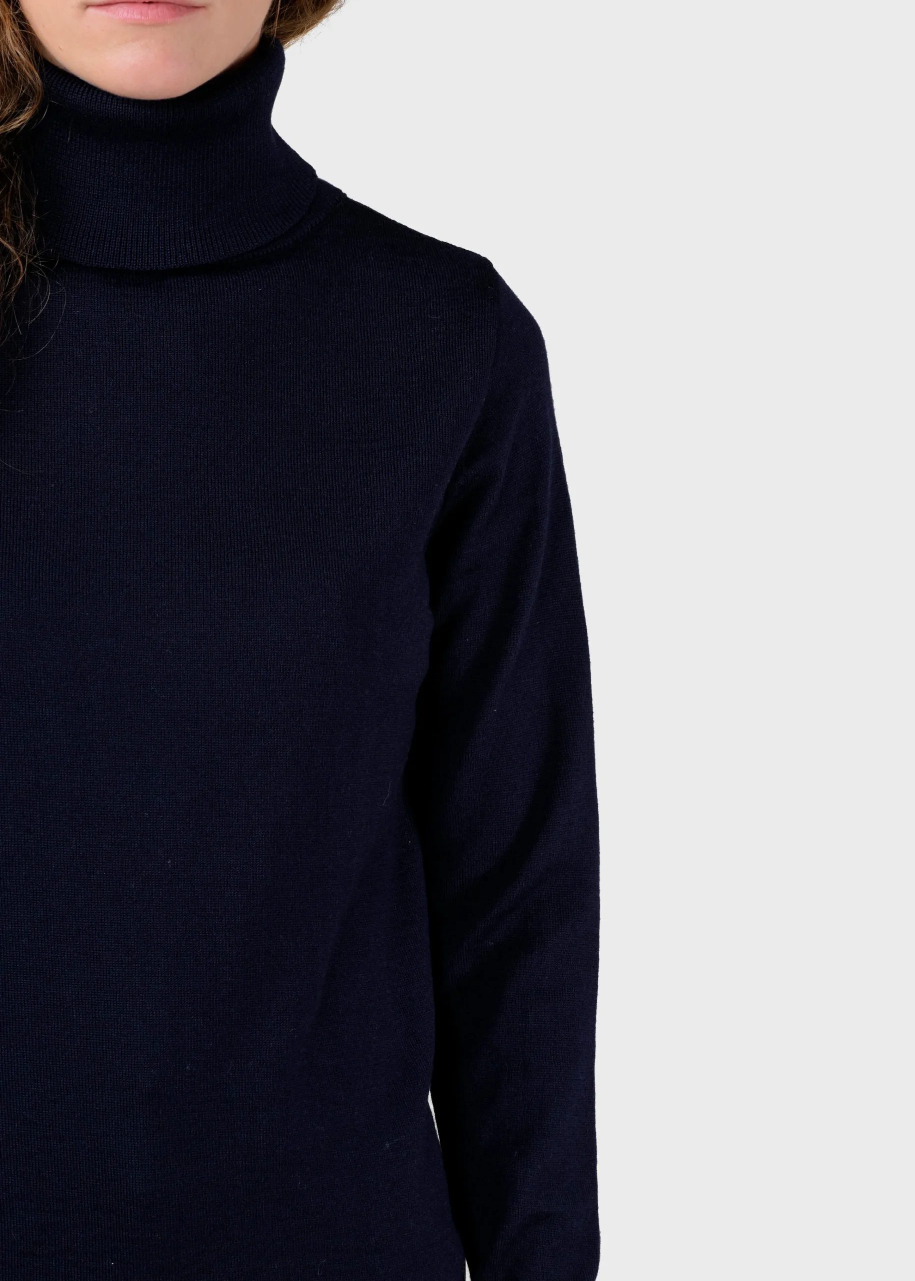 Klitmoller Collective Strick-Isabella knit - Navy Anthracite