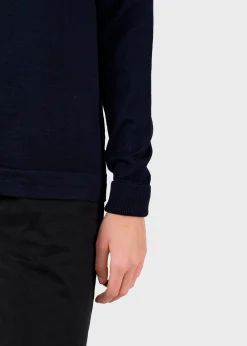 Klitmoller Collective Strick-Isabella knit - Navy Anthracite