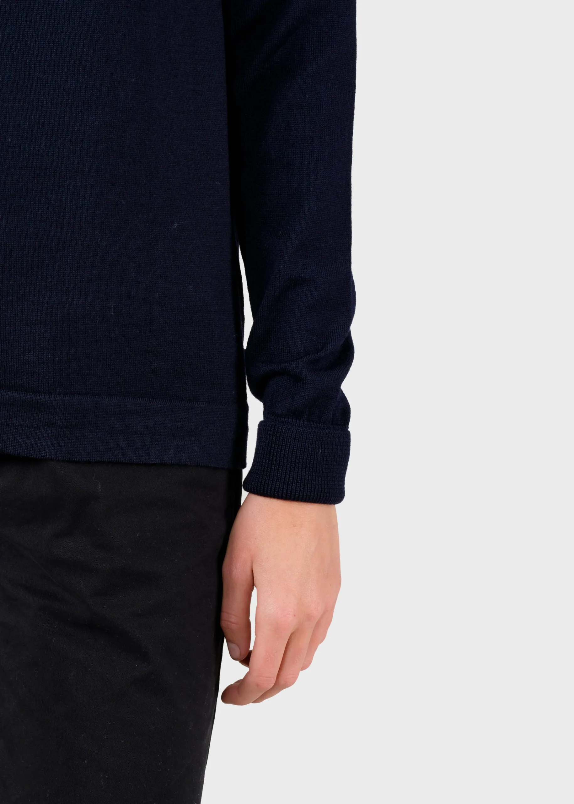 Klitmoller Collective Strick-Isabella knit - Navy Anthracite