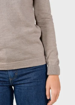 Klitmoller Collective Strick-Isabella knit - Sand Anthracite