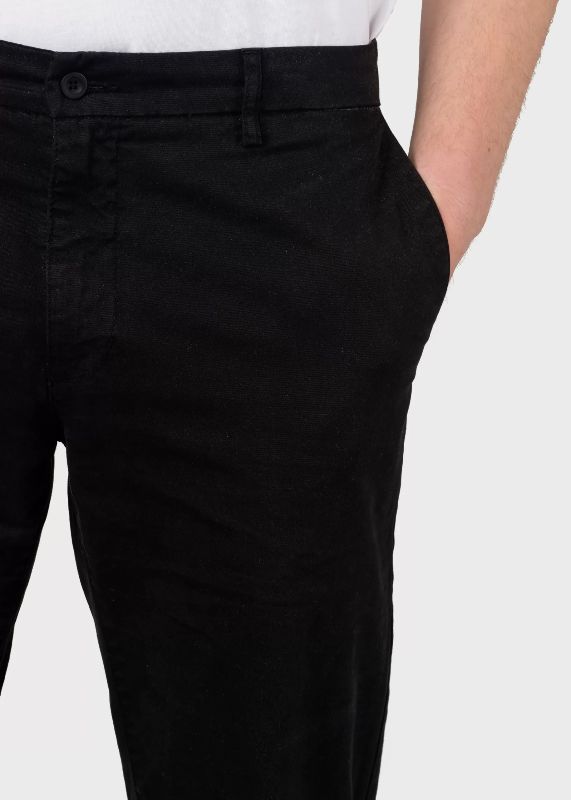 Klitmoller Collective Hosen-Jan chino - Black