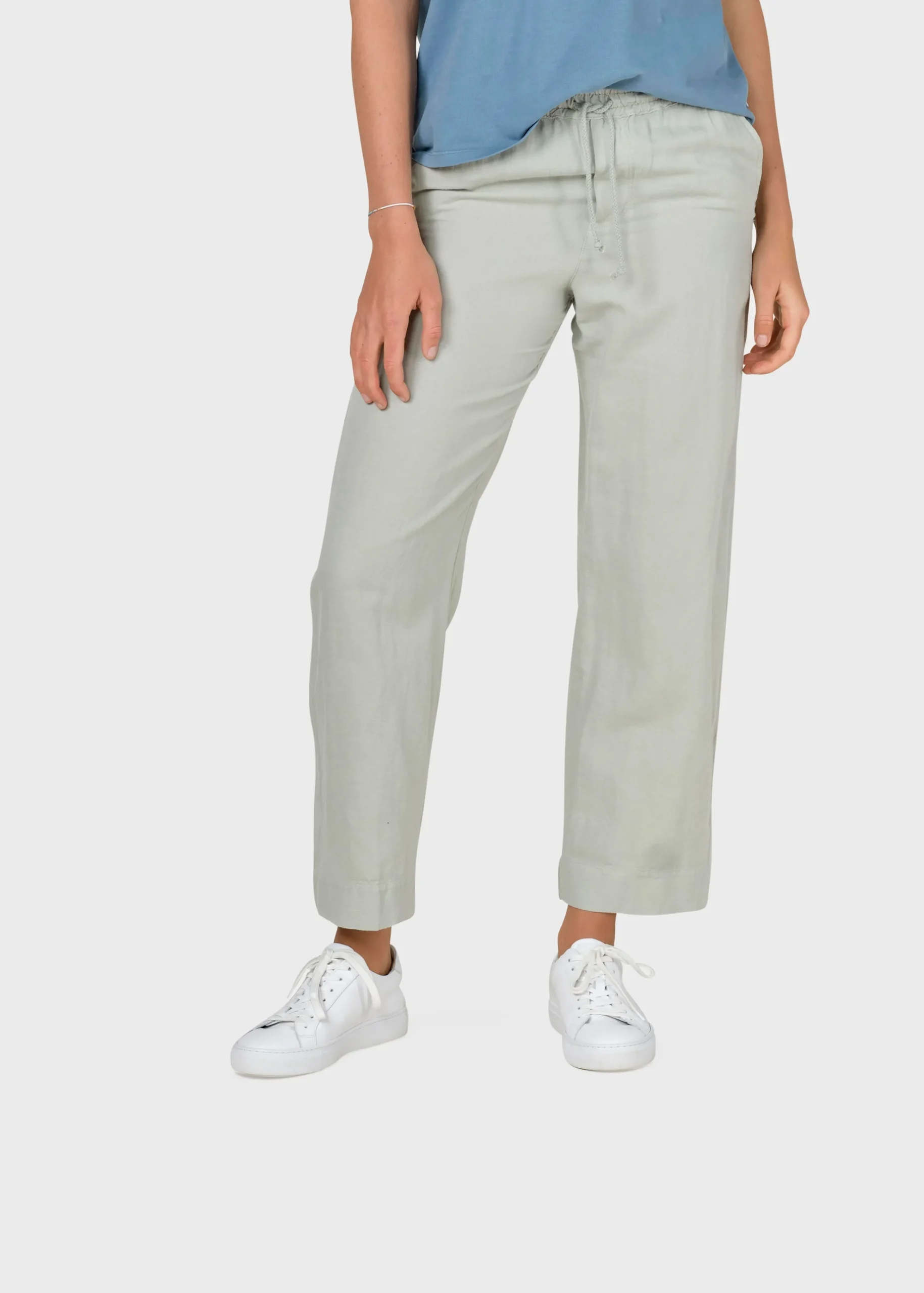 Klitmoller Collective Hosen-Jennifer pant - Sage Ocean