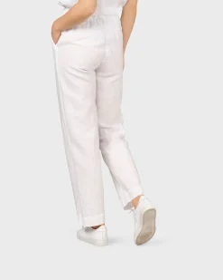 Klitmoller Collective Hosen-Jennifer pant - White Ocean