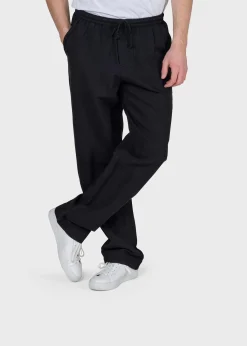 Klitmoller Collective Hosen-Jens linen pant - Black