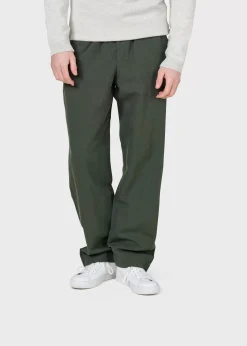 Klitmoller Collective Hosen-Jens linen pant - Olive Black
