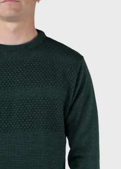 Klitmoller Collective Strick-Johan knit - Moss Green MossGreen