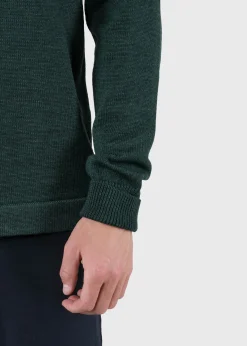 Klitmoller Collective Strick-Johan knit - Moss Green MossGreen
