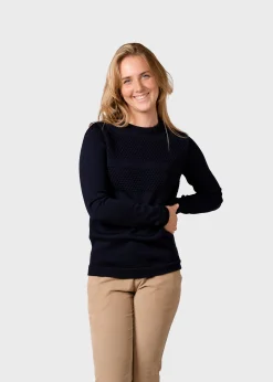 Klitmoller Collective Strick-Johanne knit - Black Coffee