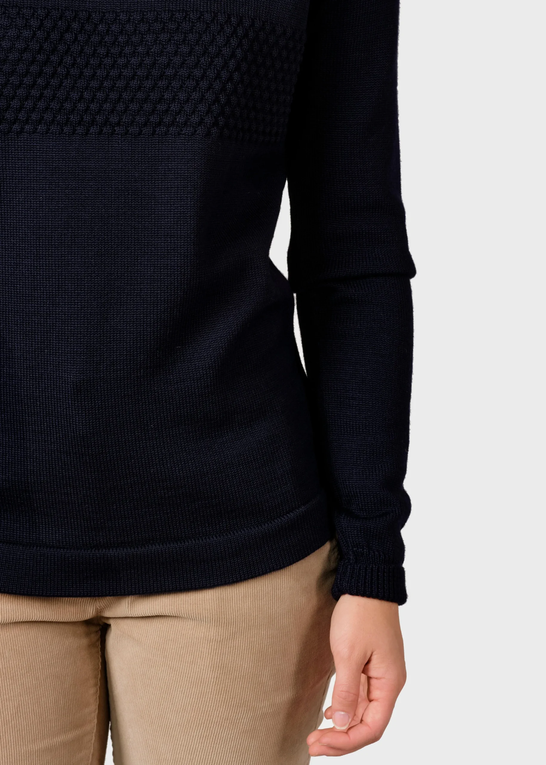 Klitmoller Collective Strick-Johanne knit - Black Coffee
