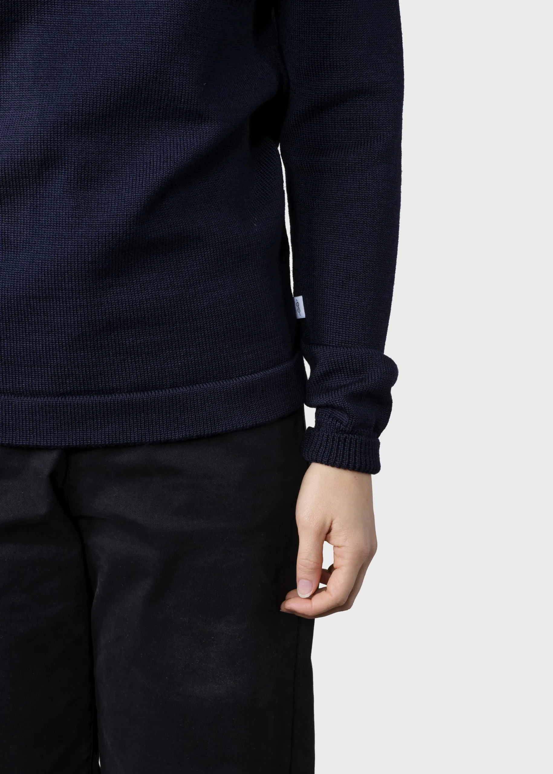 Klitmoller Collective Strick-Johanne knit - Navy Coffee