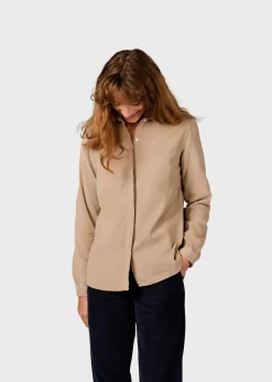Klitmoller Collective Hemden-Julie corduroy shirt - Sand Olive