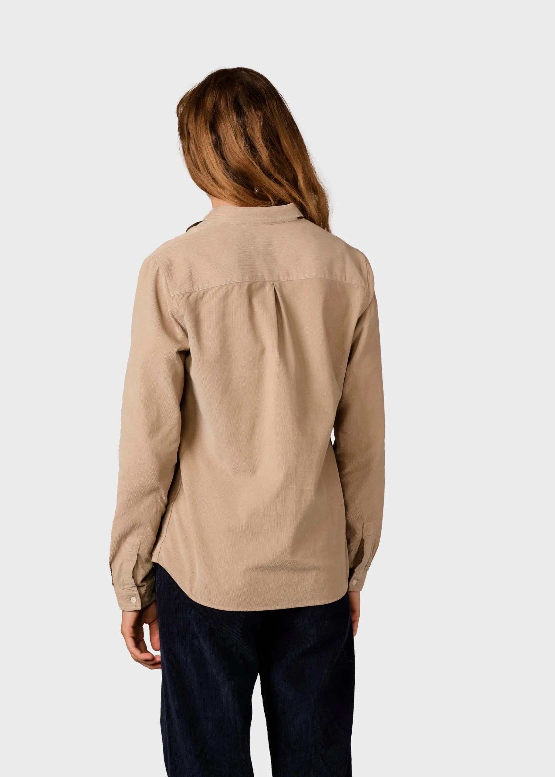 Klitmoller Collective Hemden-Julie corduroy shirt - Sand Olive