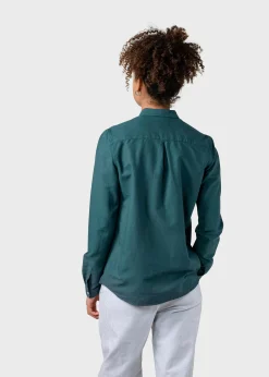 Klitmoller Collective Hemden-Julie shirt - Moss Green Navy