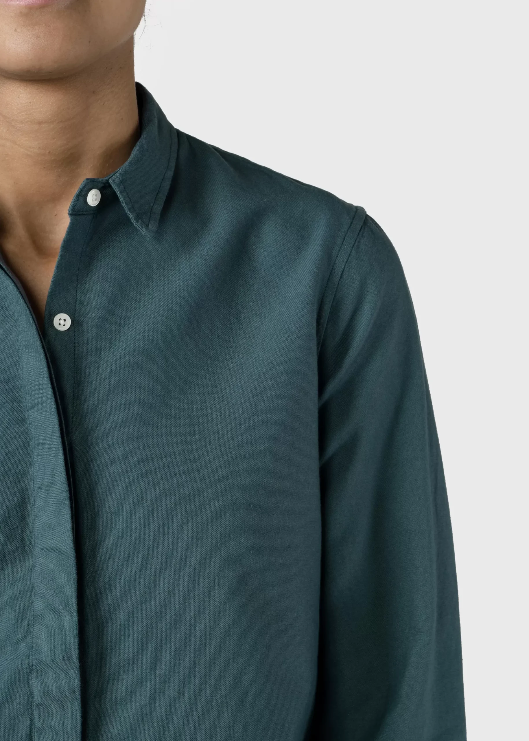Klitmoller Collective Hemden-Julie shirt - Moss Green Navy