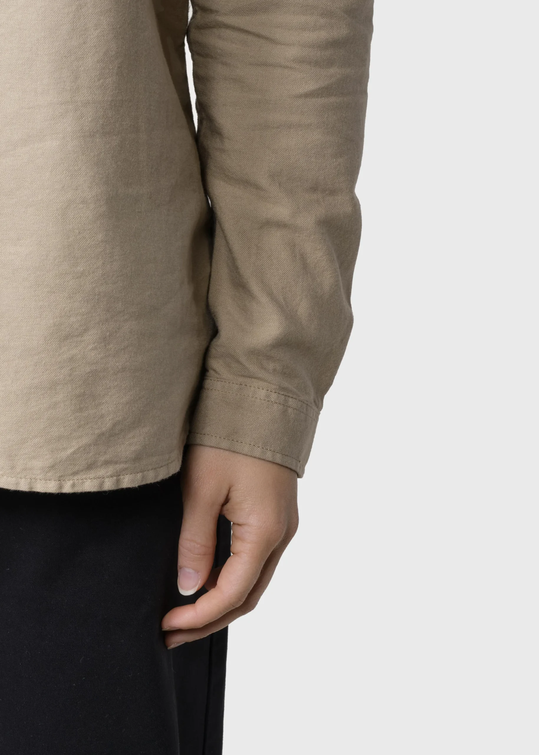Klitmoller Collective Hemden-Julie shirt - Sand Navy