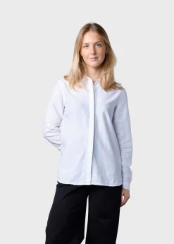 Klitmoller Collective Hemden-Julie shirt - White Navy