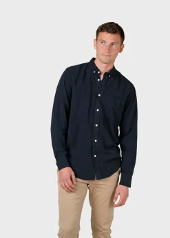 Klitmoller Collective Hemden-Justin shirt - Navy White