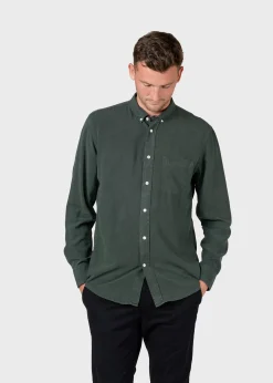 Klitmoller Collective Hemden-Justin shirt - Olive White