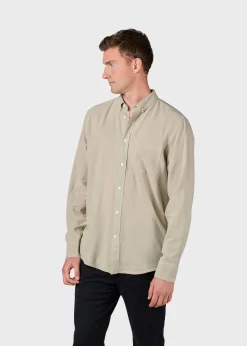 Klitmoller Collective Hemden-Justin shirt - Sand White