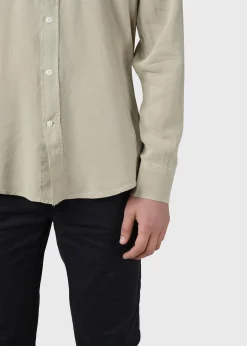 Klitmoller Collective Hemden-Justin shirt - Sand White