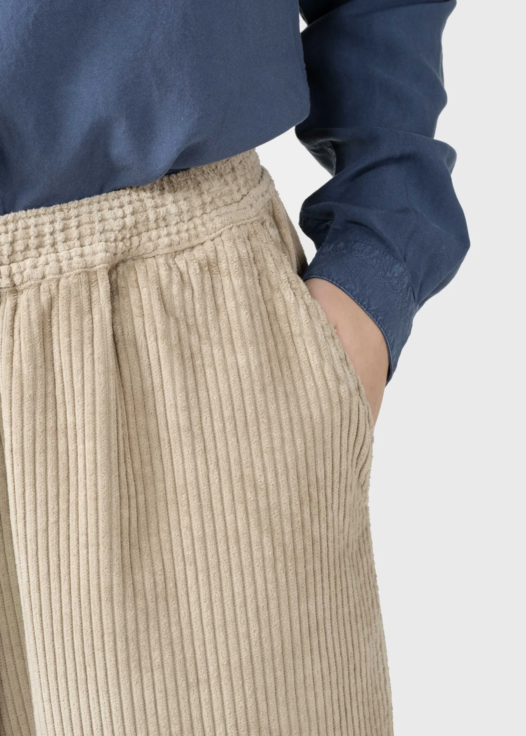 Klitmoller Collective Hosen-Kaja cord pant - Sand