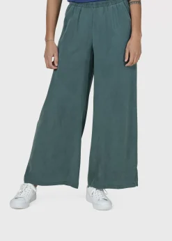 Klitmoller Collective Hosen-Kaja pants - Moss Green Black