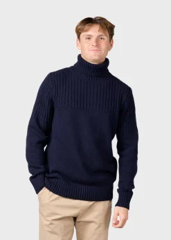 Klitmoller Collective Strick-Karlsson knit - Navy Deepblue