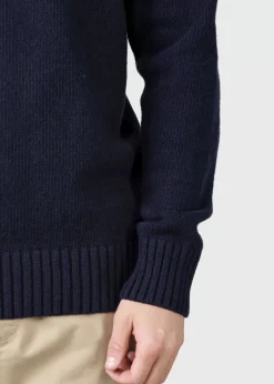 Klitmoller Collective Strick-Karlsson knit - Navy Deepblue