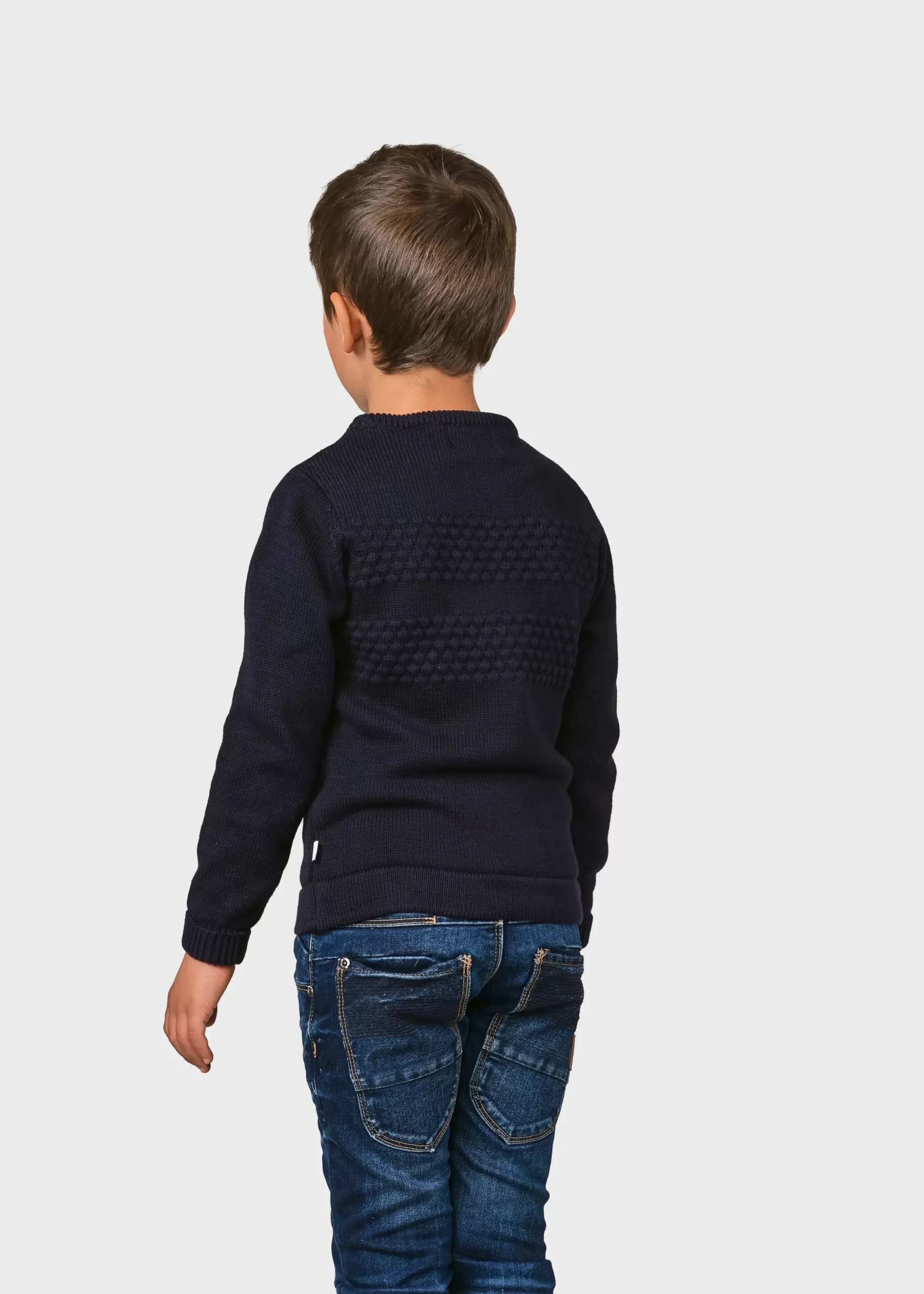 Klitmoller Collective Kinder-Kids fisher cotton knit - Navy