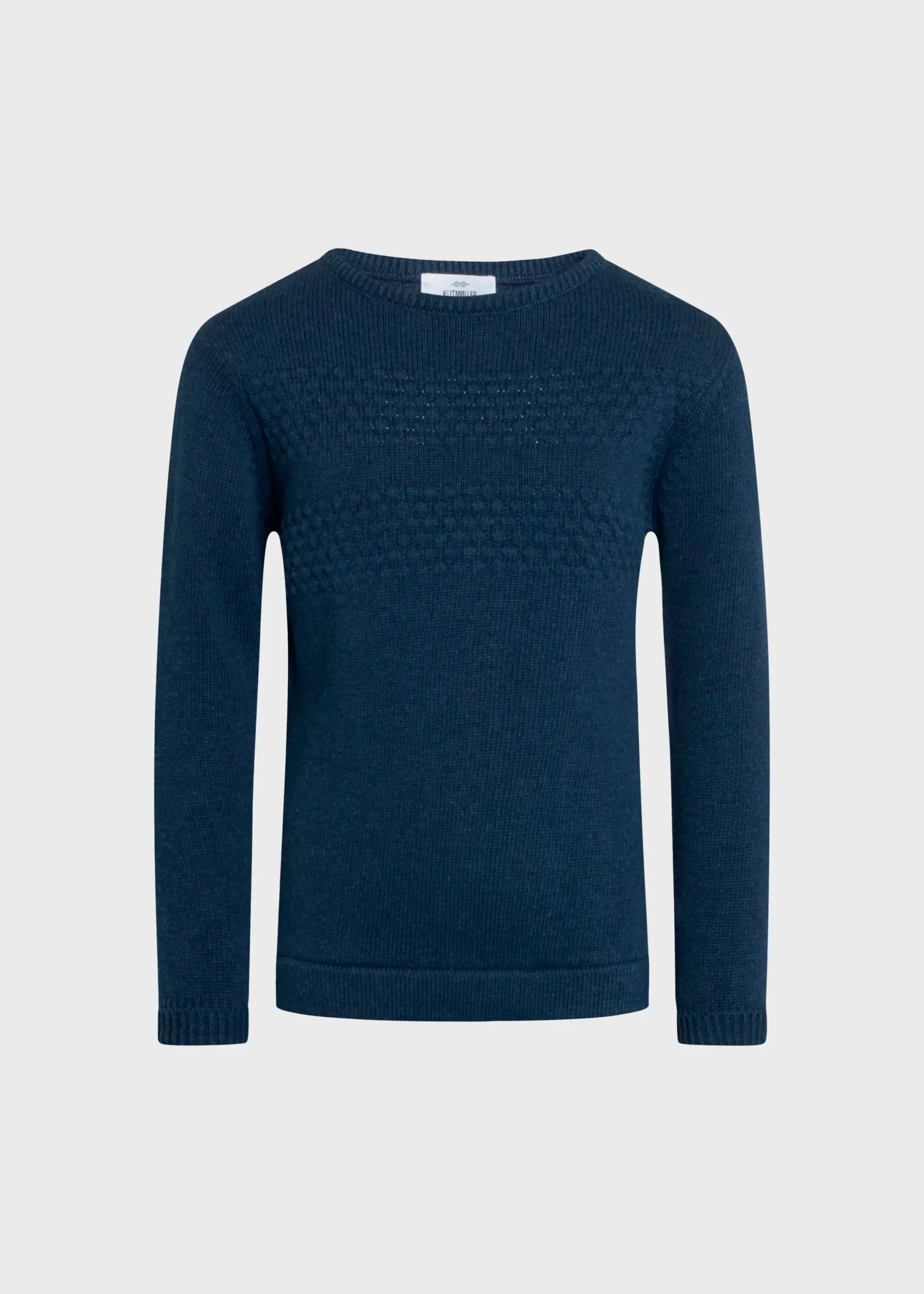 Klitmoller Collective Kinder-Kids fisher cotton knit - Ocean Navy