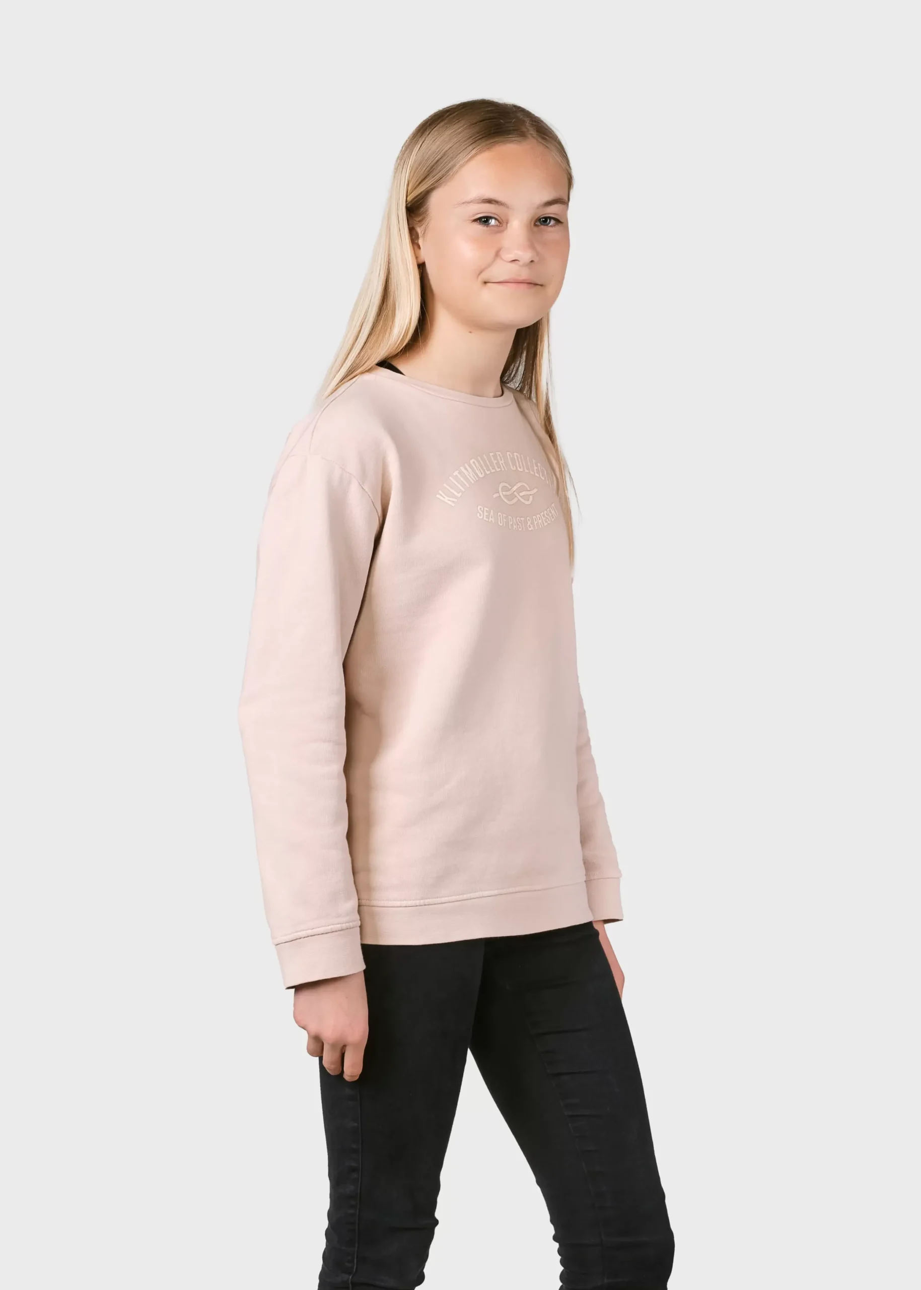 Klitmoller Collective Kinder-Kids logo eye crew - Rose Palegreen