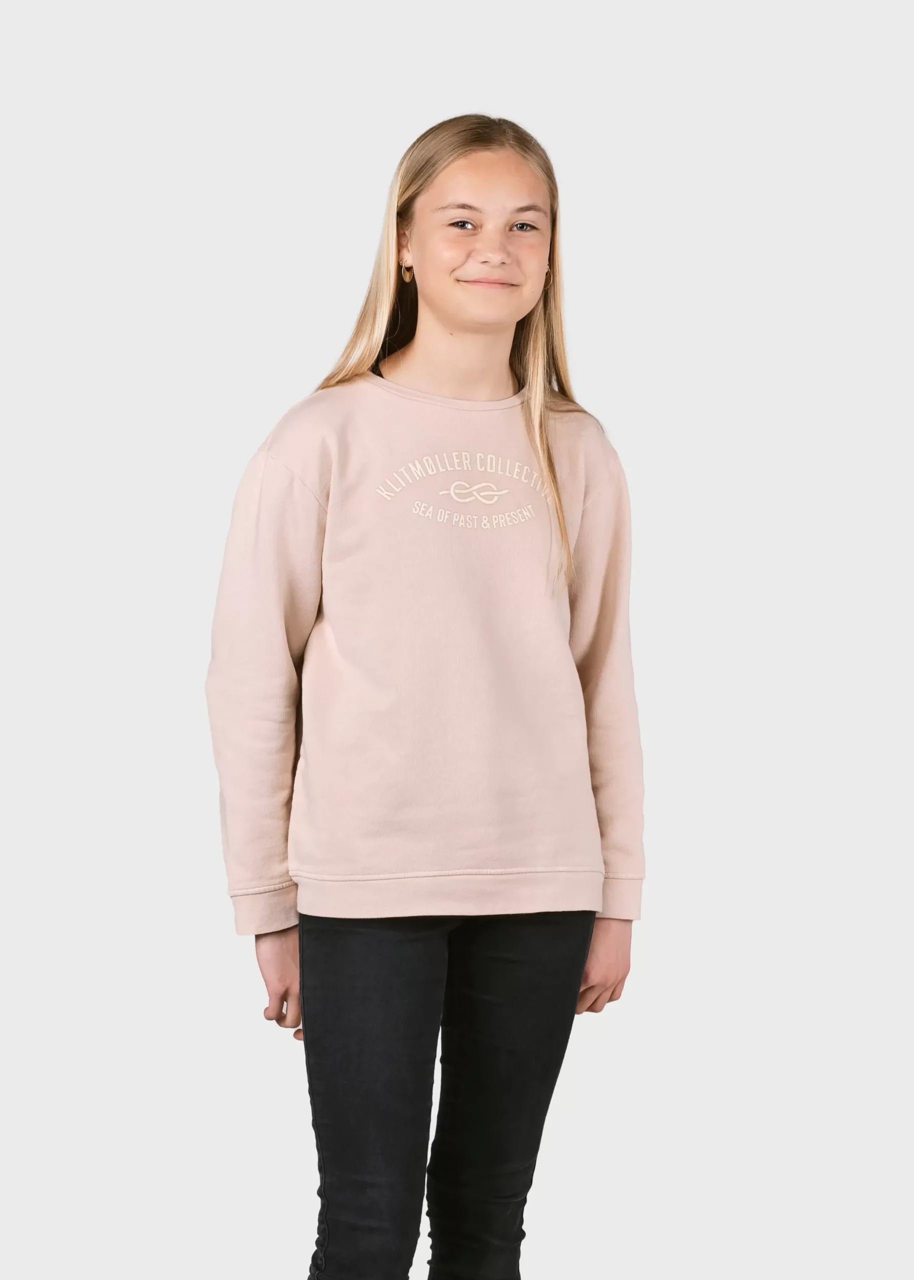 Klitmoller Collective Kinder-Kids logo eye crew - Rose Palegreen