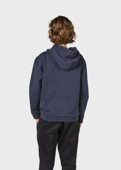 Klitmoller Collective Kinder-Kids logo eye hoodie - Navy