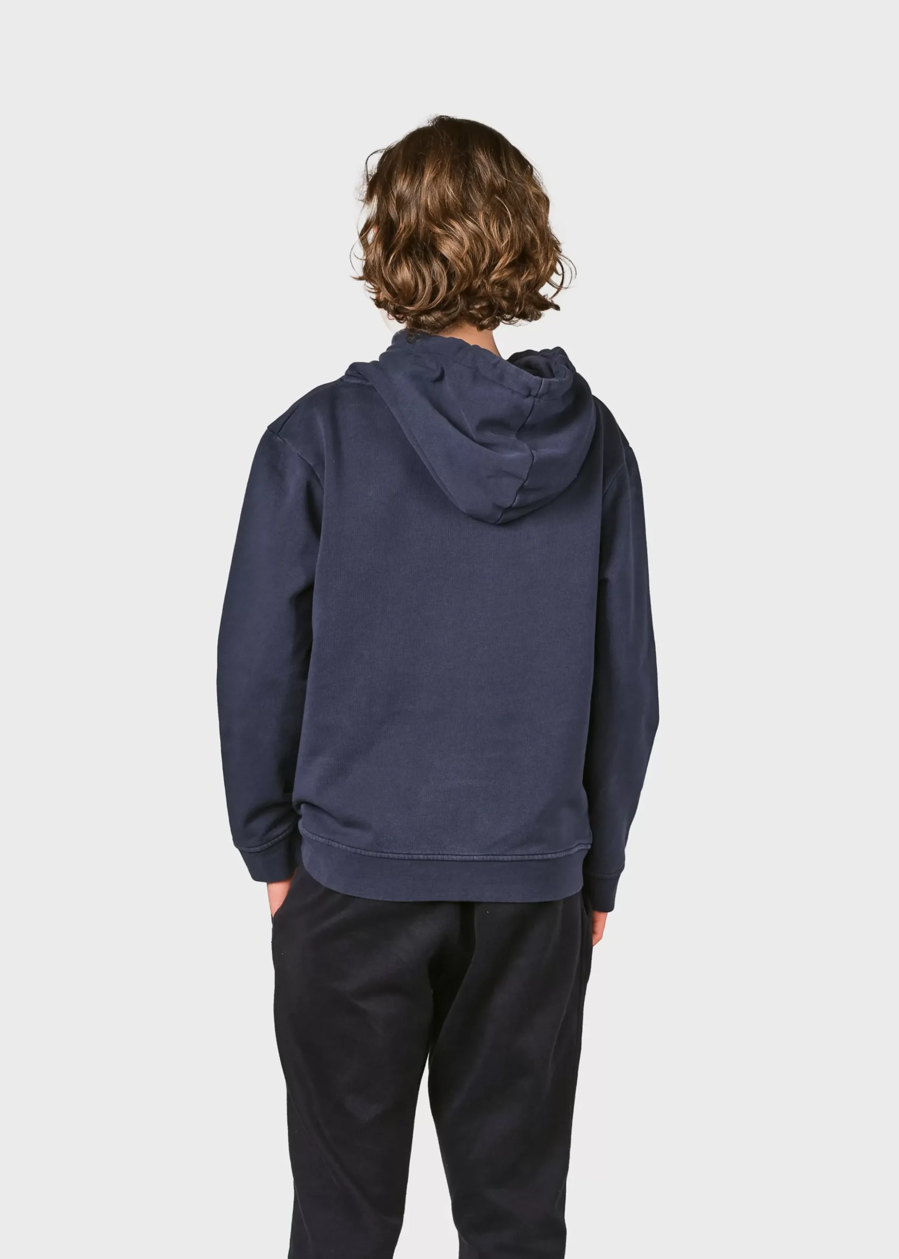 Klitmoller Collective Kinder-Kids logo eye hoodie - Navy