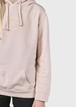 Klitmoller Collective Kinder-Kids logo eye hoodie - Rose Navy