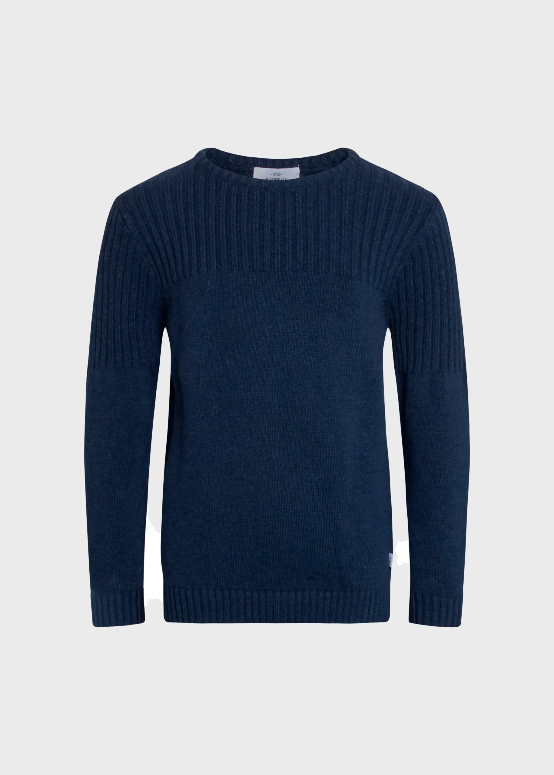 Klitmoller Collective Kinder-Kids pattern cotton knit - Ocean