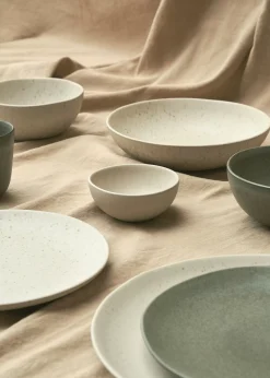 Klitmoller Collective Keramik-Large bowl - 23 cm - Turqouise Concrete